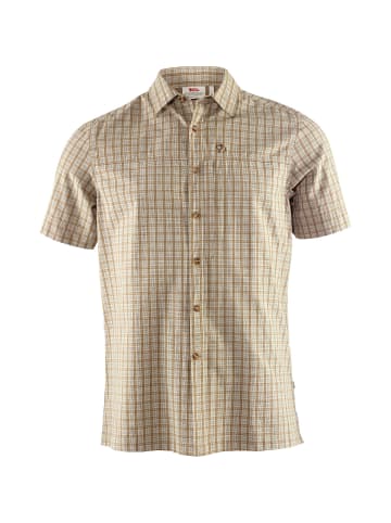 FJÄLLRÄVEN Hemd Svante Seersucker Shirt SS M in Braun