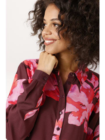 Aniston CASUAL Maxikleid in dunkelbordeaux-rosa-orange-rot-lila-rosé