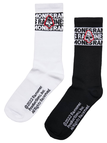 MerchCode Accessoires Socken in black/white