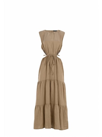 Freshlions Maxikleid Lilia in brown