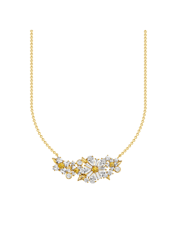 Thomas Sabo Collier Lovely Daisy in gold, bunt
