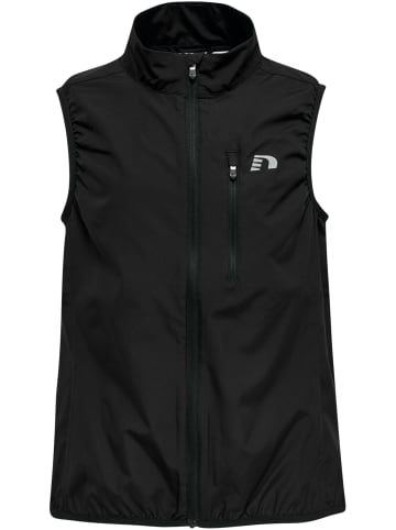 Newline Reißverschluss Waistmantel Reflektierend Logo Kids Core Kinder in BLACK
