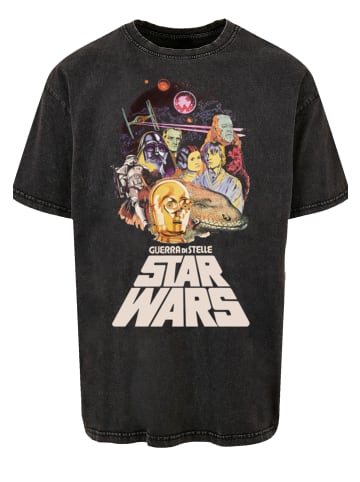 F4NT4STIC Oversize T-Shirt Star Wars Guerra Di Stelle in schwarz