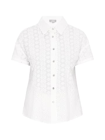 Usha Women Shirt in white
