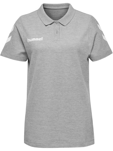 Hummel Poloshirt Hmlgo Cotton Polo Woman in GREY MELANGE