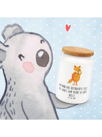 Mr. & Mrs. Panda Aufbewahrungsdose Fuchs Lord mit Spruch in Weiß