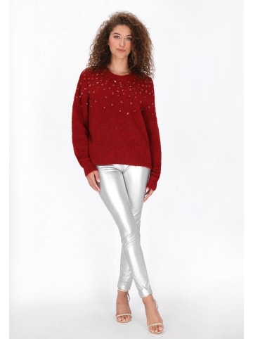 faina Women Sweater in red