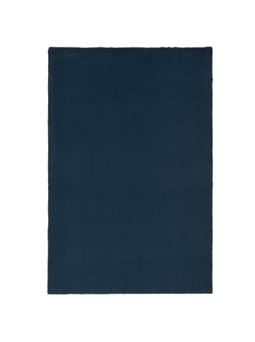 Snapstyle Luxus Hochflor Shaggy Teppich Velvet in Dunkelblau