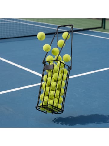 relaxdays Tennis in Schwarz - (B)14 x (H)40,5 x (T)14 cm