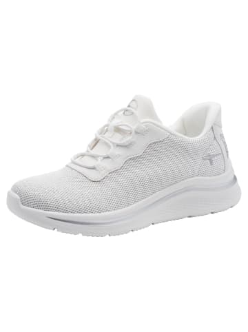 Tamaris WIDE FIT Sneaker in WHITE/SILVER