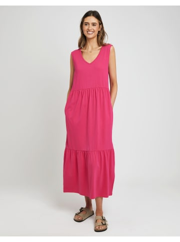 Threadbare Sommerkleid THB Byers Tiered in pink