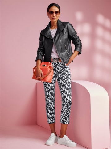 Heine Leder-Jacke in schwarz