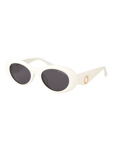 Trussardi Damen Sonnenbrillen Oval Weiß