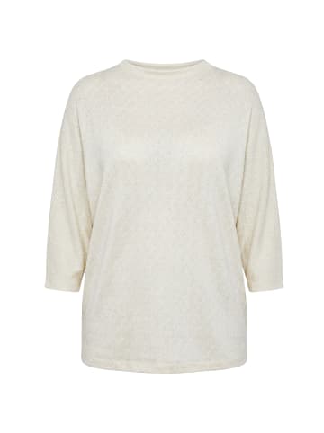 MIAMODA Jacquard-Pullover in offwhite