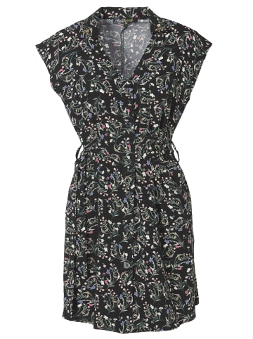 KOROSHI RIEMENKLEID in schwarz