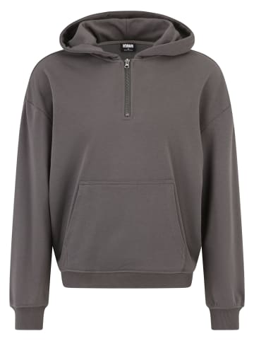 Urban Classics Zip-Kapuzenpullover in darkshadow