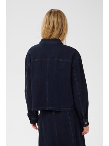 SAINT TROPEZ Jeanshemd SambrinaSZ Gerade Passform in Dark Blue Denim