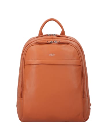 Jump Uppsala Rucksack Leder 36 cm Laptopfach in terracotta