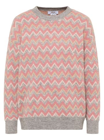 usha FESTIVAL Damen Strick Pullover in Rosa Mehrfarbig