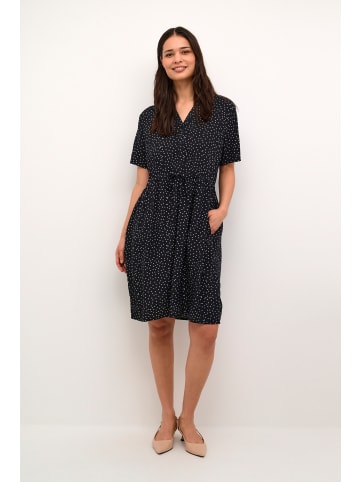 Cream Kleid CRTiah Feminine in Pitch Black Dot