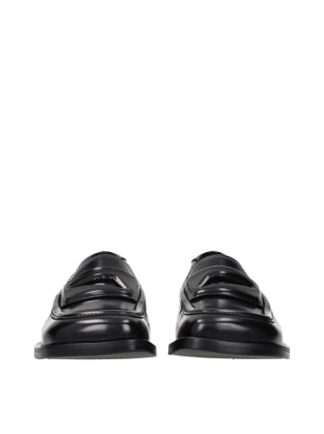 The Attico Schwarz Leder Slip-On Loafer