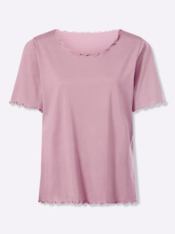 Sieh an! Kurzarm-Shirt in rosé