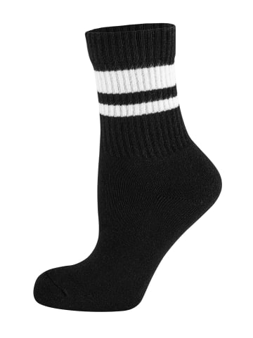 Nur Die  Sportsocken Frotteesohle in mix weiß/schwarz