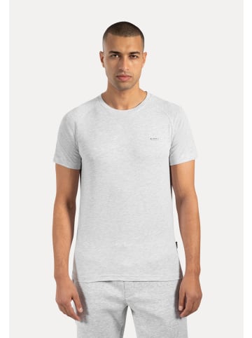 SMILODOX T-Shirt Thilo in Grau Melange