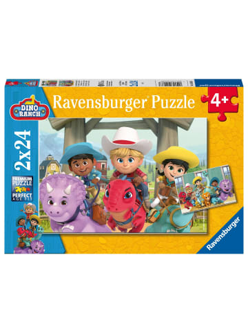 Ravensburger Ravensburger Kinderpuzzle 05588 - Dino Ranch Freundschaft - 2x24 Teile Dino...