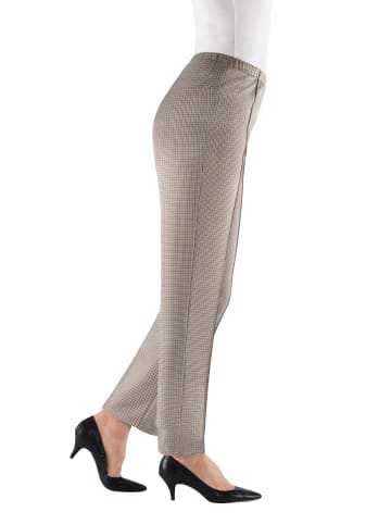 WITT WEIDEN Jerseyhose in grau-kariert