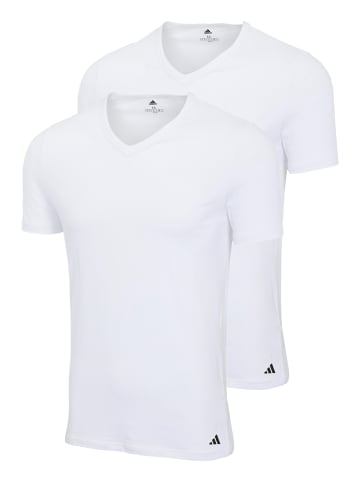 Adidas Sportswear Unterhemd / Shirt Kurzarm Active Flex Cotton in Weiß