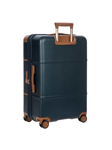 BRIC`s Bellagio 4 Rollen Trolley 70.5 cm mit Dehnfalte blau-tabak
