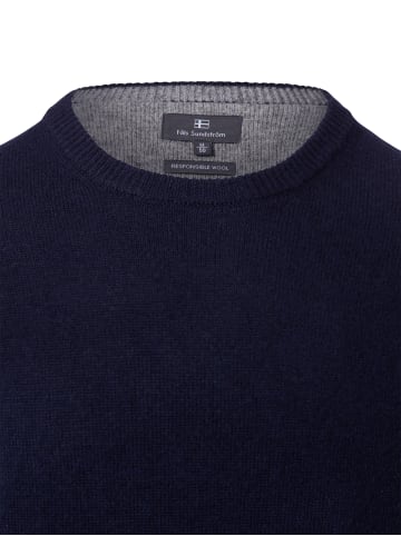 Nils Sundström Pullover in marine - 0037