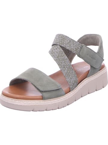 Tamaris Keilsandalette in grün