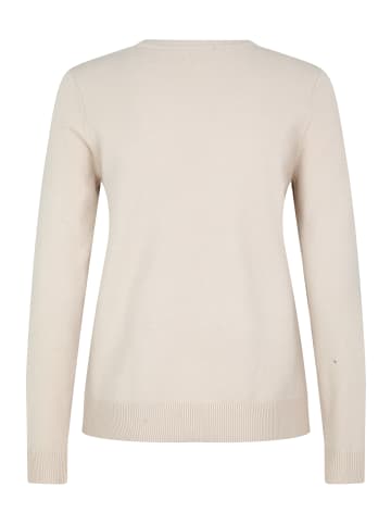 Betty Barclay Basic-Strickpullover mit Rundhalsausschnitt in beige