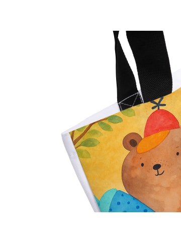 Mr. & Mrs. Panda Tote Bag Bär Schultüte Design mit Spruch in Weiß