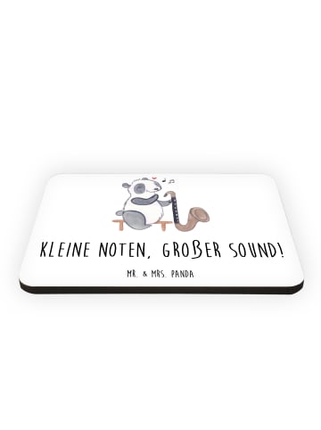 Mr. & Mrs. Panda Magnet Bassklarinette Sound mit Spruch in Weiß
