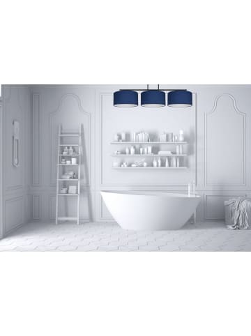 Licht-Erlebnisse Deckenlampe (L)100 x (H)30 cm in Schwarz Blau WeißSchwarz Blau Weiß