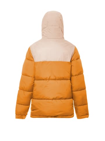 myMo Wattierte Steppjacke in Orange Pfirsich