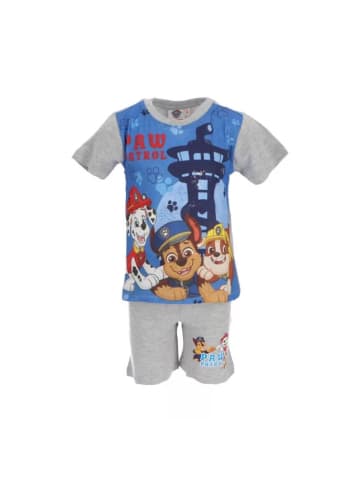 Paw Patrol Tower Kurzpyjama Kinder 5 Jahre – Schlafanzug Grau