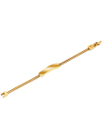 Adeliás Unisex Armband aus Edelstahl 20 cm in gold