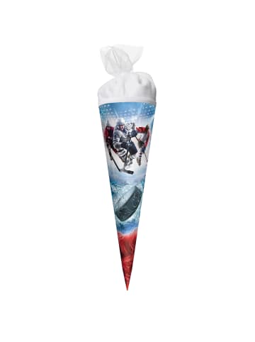 ROTH Geschenk-Schultüte klein Eishockey 50 cm in Hellblau