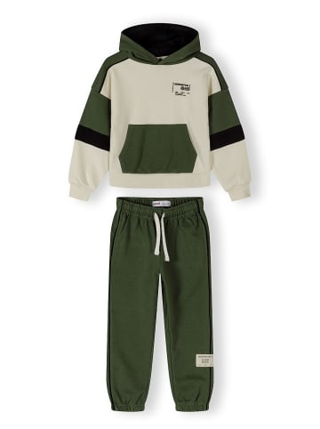 Minoti 2-tlg Jogginganzug 29FLEECE263 in khaki