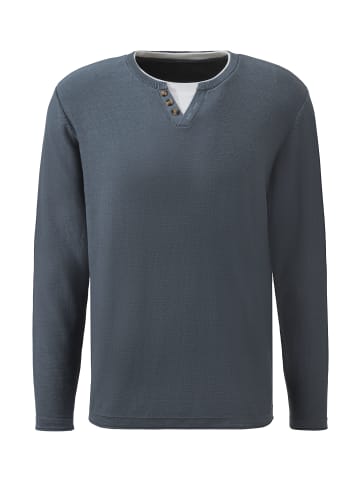 H.I.S Strickpullover in blaugrau