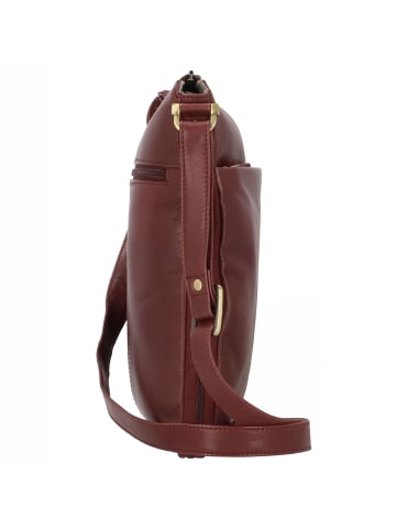 Greenland Nature Nature Umhängetasche Leder 28 cm bordeaux