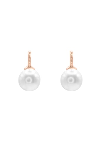 Steel_Art Creolen Damen Loriyania rose goldfarben in rosegoldfarben