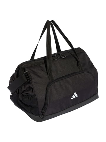 adidas Med Run-On Bag - Sporttasche 41 cm (black/white) in schwarz weiß
