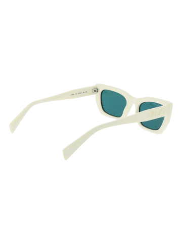 Liu Jo Frauen Sonnenbrille Katzenauge Weiß
