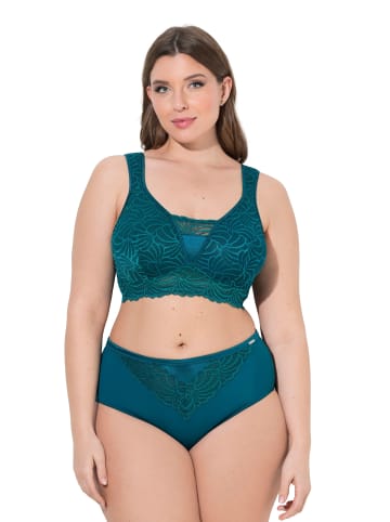 Ulla Popken BH ohne Bügel in kräftiges petrol