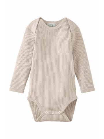 Hessnatur Langarmbody Slim in düne